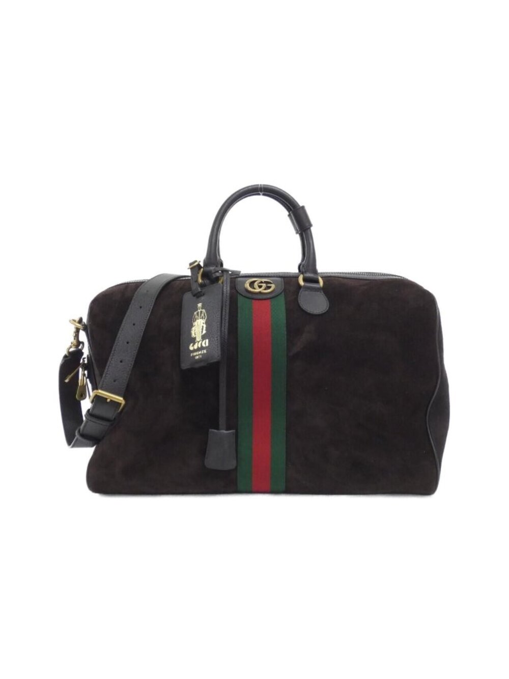 Gucci Boston Bag Travel Bags Brown